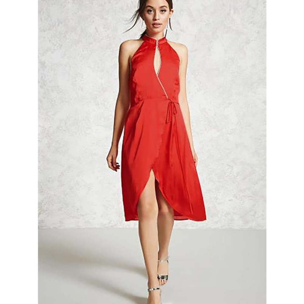 NWT Forever 21 Rwd A-line dress L